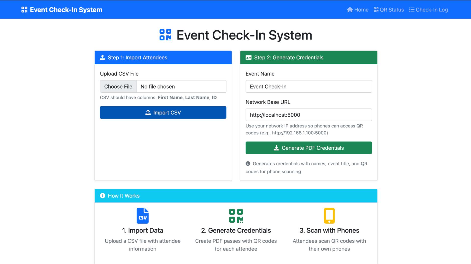 Physical Credentials Tracker screenshot 1